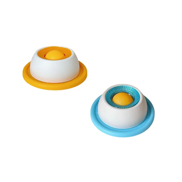 LickJoy Bowl in Duo (orange + blue)