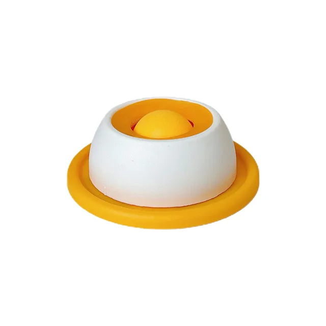 LickJoy Bowl in Orange/White